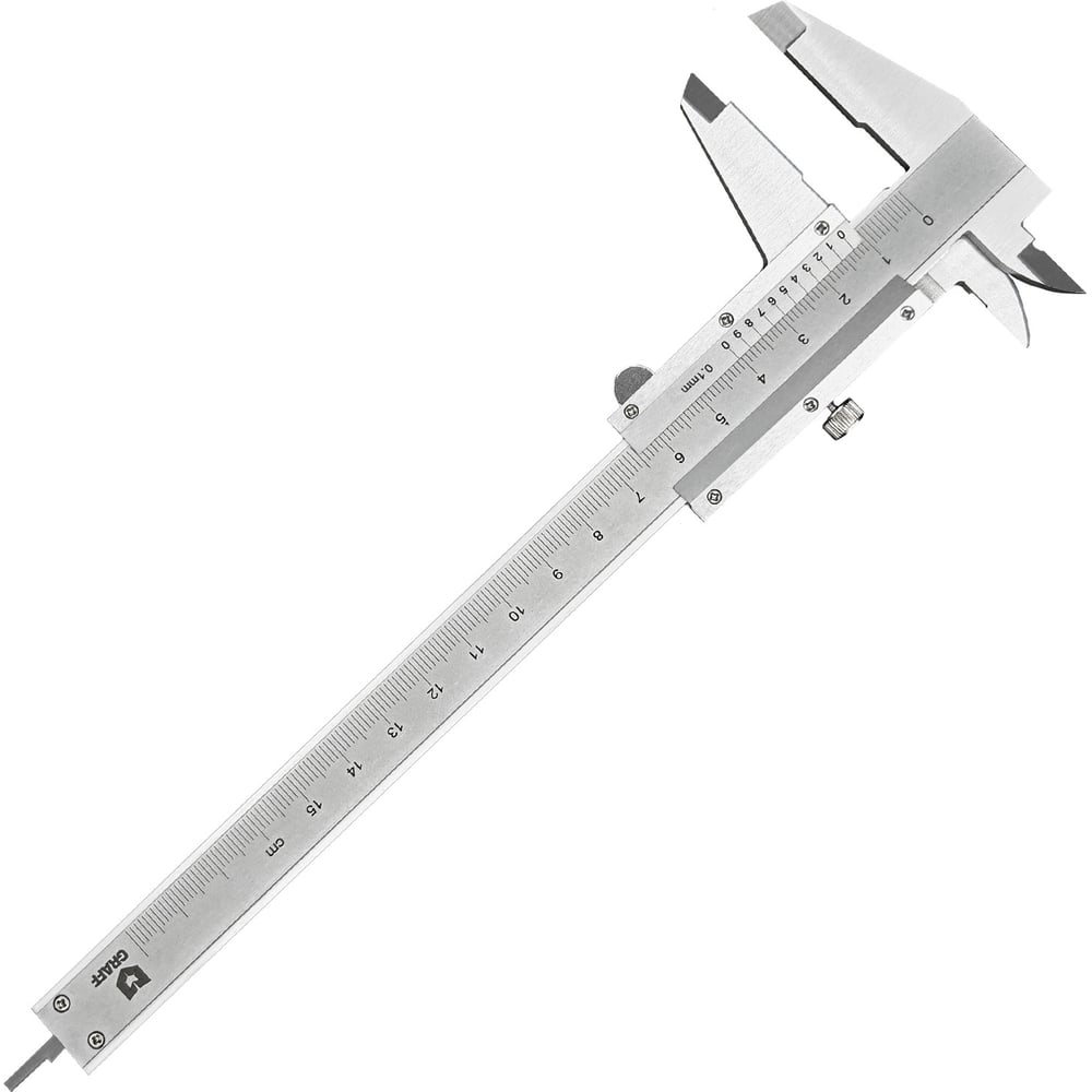 Изображение товара Штангенциркуль механический GRAFF 0-150 мм, в кейсе, точность