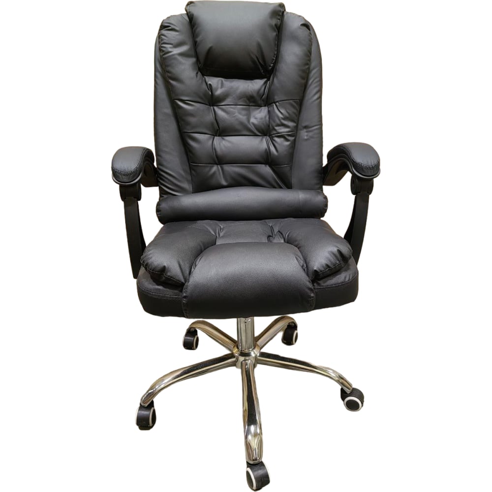 Изображение товара Офисное кресло руководителя CLASSMARK с спинкой, колесиками, регулировкой наклона и подголовником