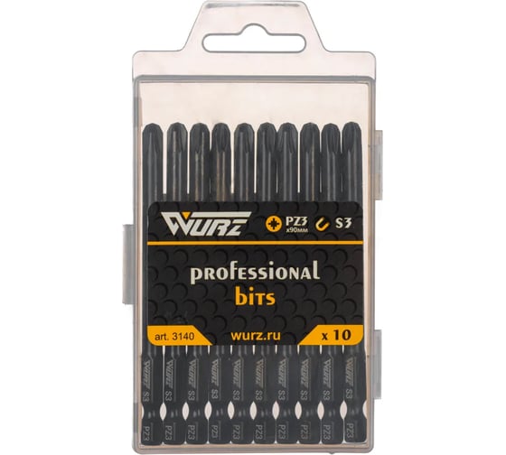 Изображение товара Бита магнитная WURZ PZ3, 90мм, 10шт/бокс 3140