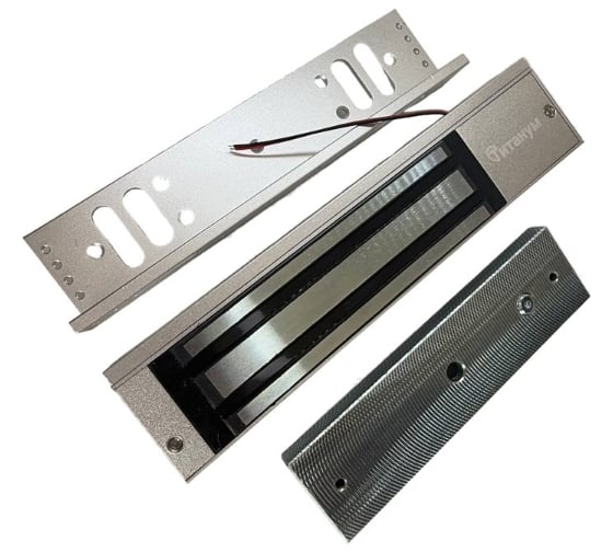 Изображение товара Замок электромагнитный Титанум ТМ-EML(F)-280L в комплекте прямая планка и L-образное крепление ЭТ000001890