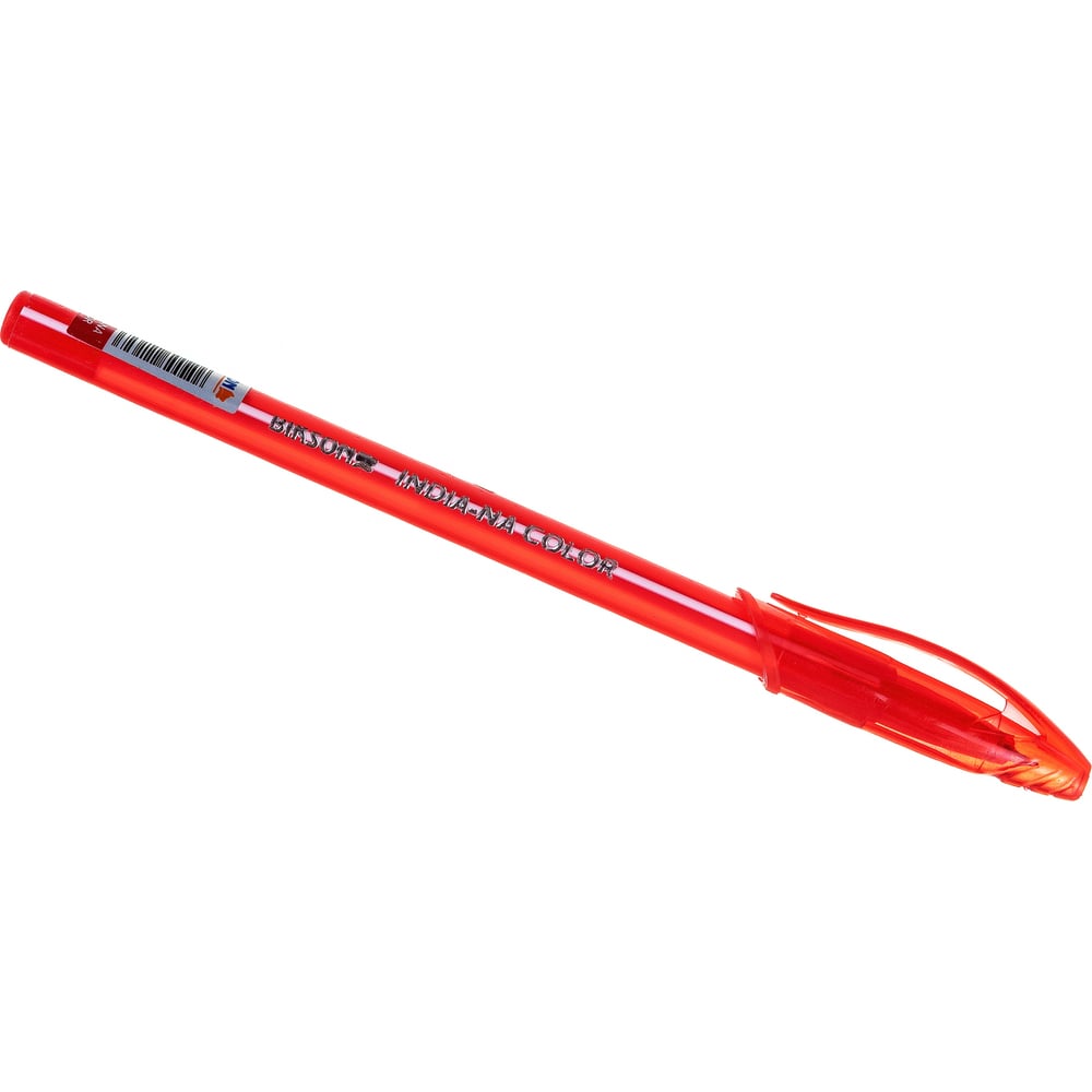 Шариковая ручка Bikson ручка шариковая 0 5 мм стержень синий корпус прозрачный с резиновым держателем