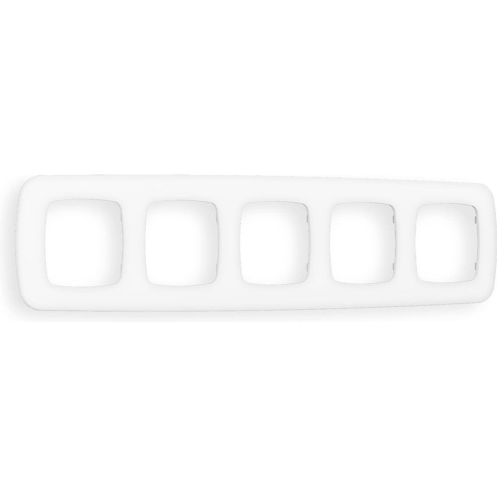 Изображение товара Рамка Ambrella VOLT на 5 постов OMEGA Ecta OF140125 белый матовый