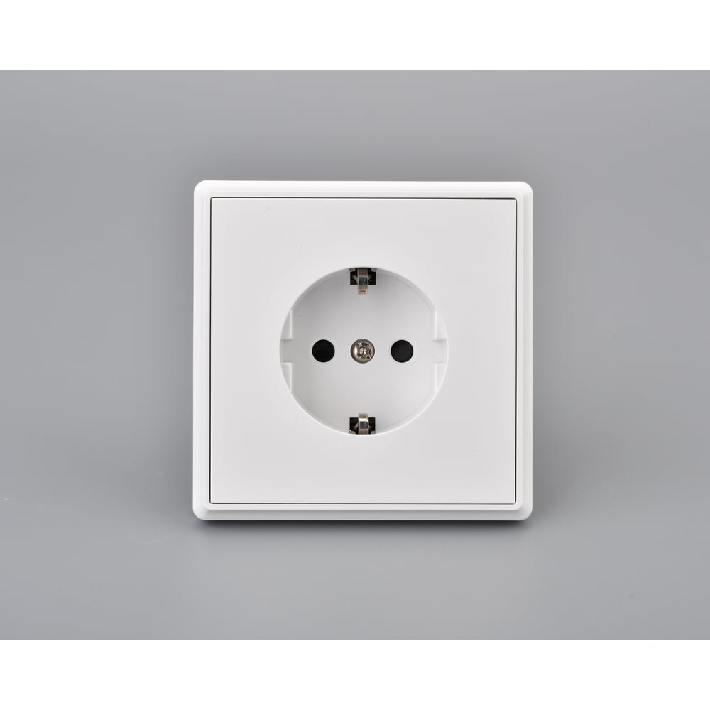 Изображение товара Силовая розетка ALTECH ENCORE 1SW скрытого монтажа белая 1 пост