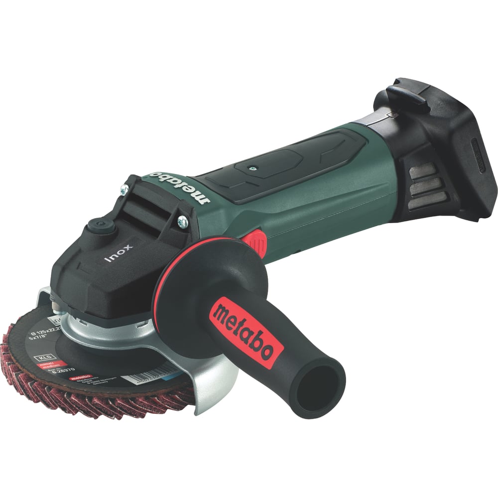 Аккумуляторная угловая шлифмашина metabo w 18 ltx 125 inox 600174850