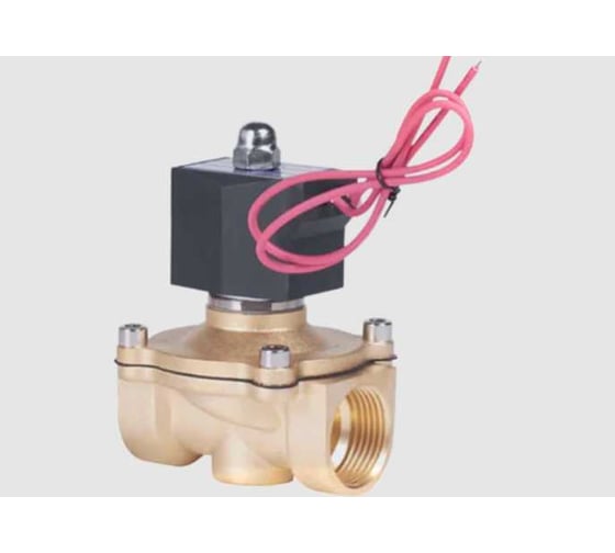 Изображение товара Клапан электромагнитный NEWKEY латунный, прямого действия, нормально открытый, DN25 (1), PN10, 24DC 2W-250-25K-24DC