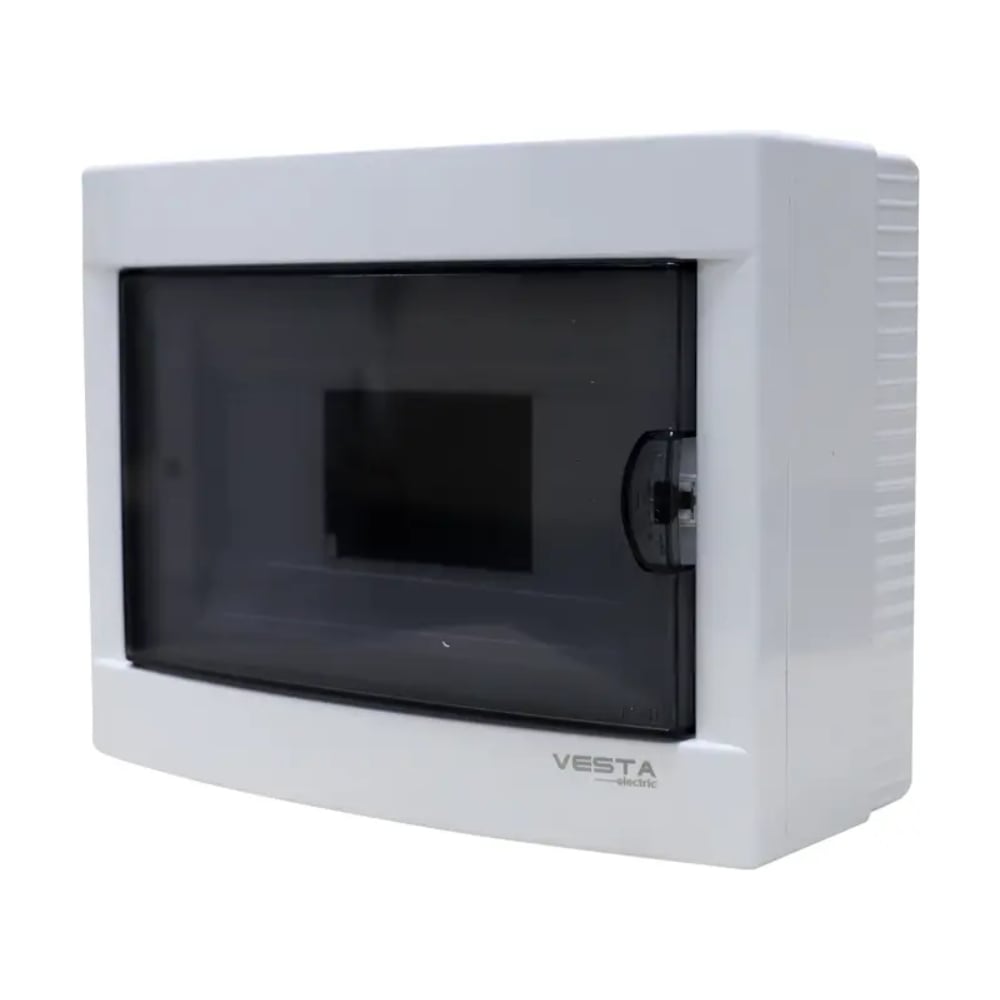 Изображение товара Распределительный пластиковый щит наружной установки Vesta Electric 8 модулей