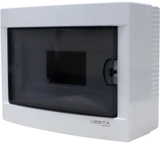 Изображение товара Распределительный пластиковый щит наружной установки Vesta Electric 8 модулей FLPRSN000008