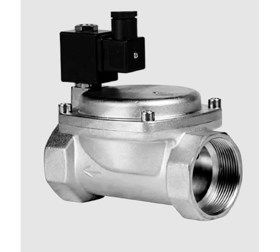 Изображение товара Клапан электромагнитный нержавеющий NEWKEY обратного действия, нормально открытый, DN20 (3/4), PN16,220AC SLP-20BK-220VAC