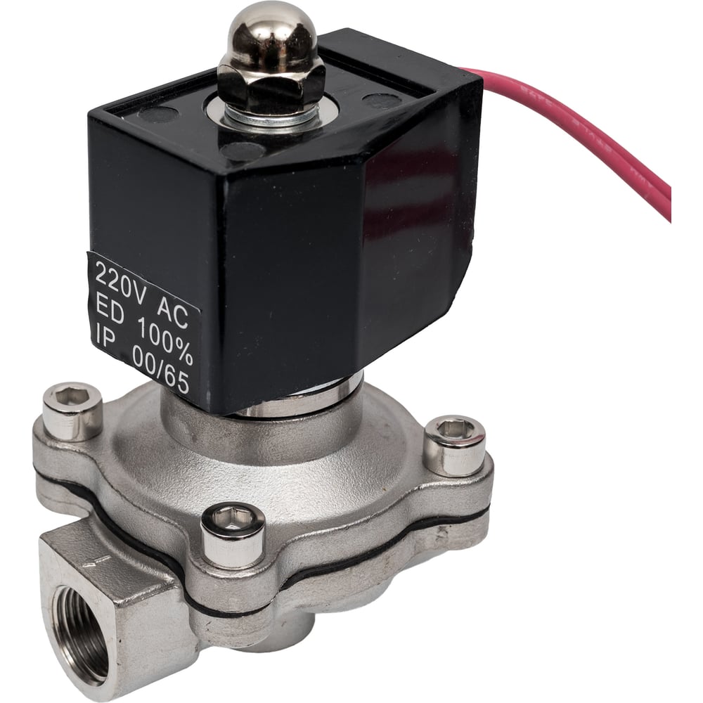 Изображение товара Клапан электромагнитный нержавеющий NEWKEY PN10 220В