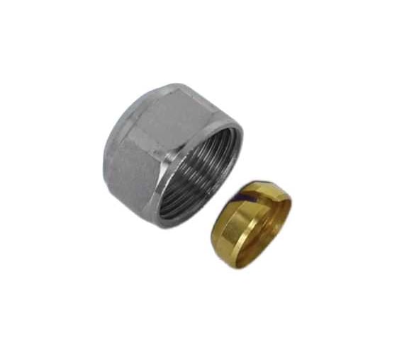 Изображение товара Зажимной евроконнус для подключения L и T образных трубок RITABLE 15х3/4 (упак - 4 шт.) 110183001534