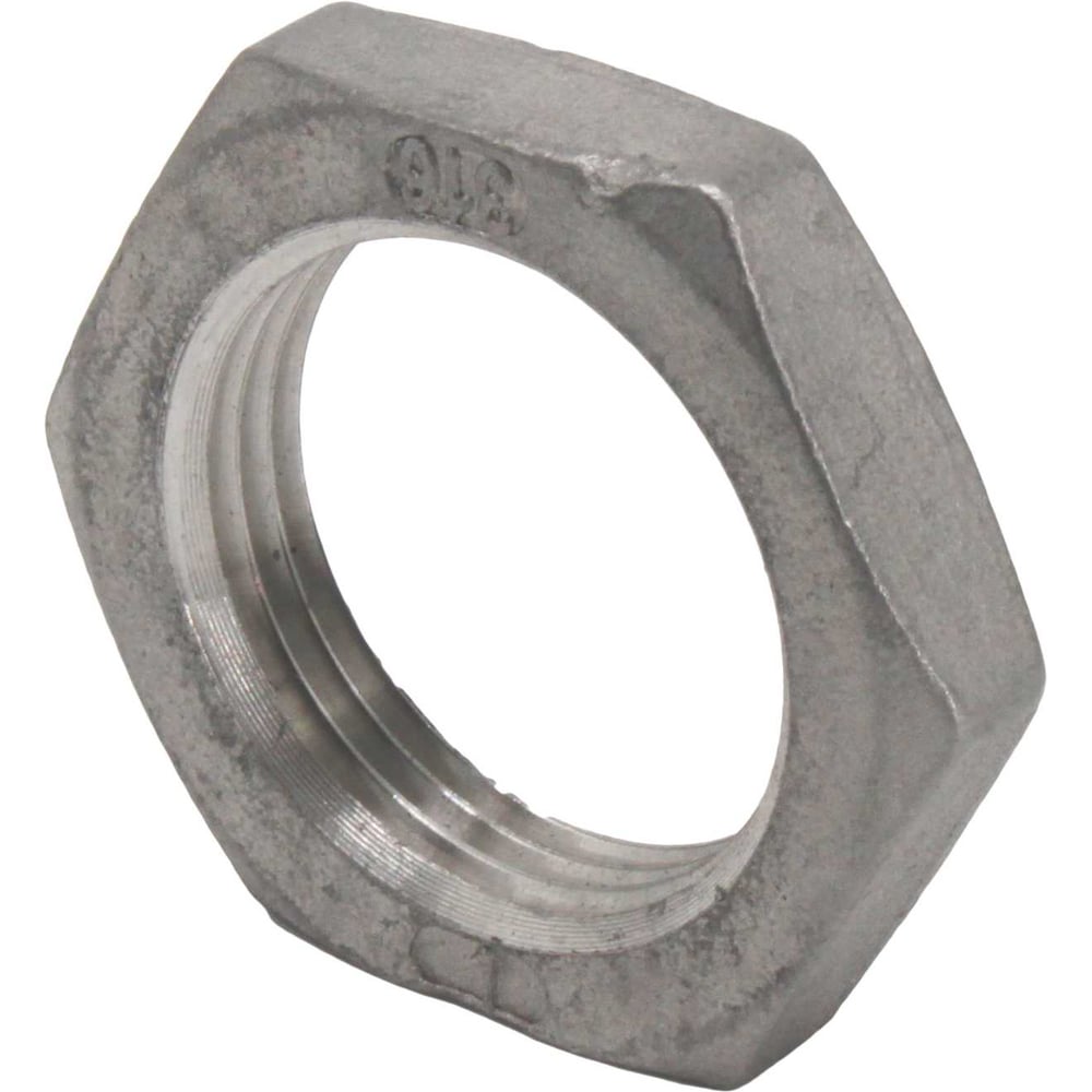 Контргайка NEWKEY 6-гранная нержавеющая, AISI316 DN25 (1), (CF8M), PN16 набор 2 шт NAB2-NK-HNF25/6
