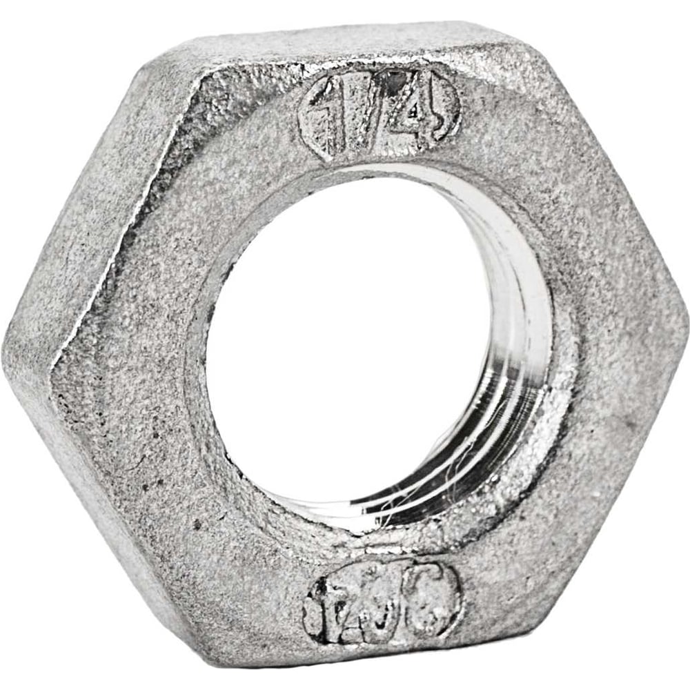 Контргайка NEWKEY 6-гранная нержавеющая, AISI304 DN15 (1/2), PN16, набор 4 шт NAB4-NK-HNF15/4
