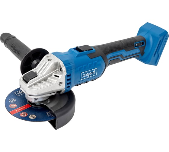 Изображение товара Аккумуляторная угловая шлифмашина C-AG125-X Scheppach без АКБ и ЗУ 5909234900
