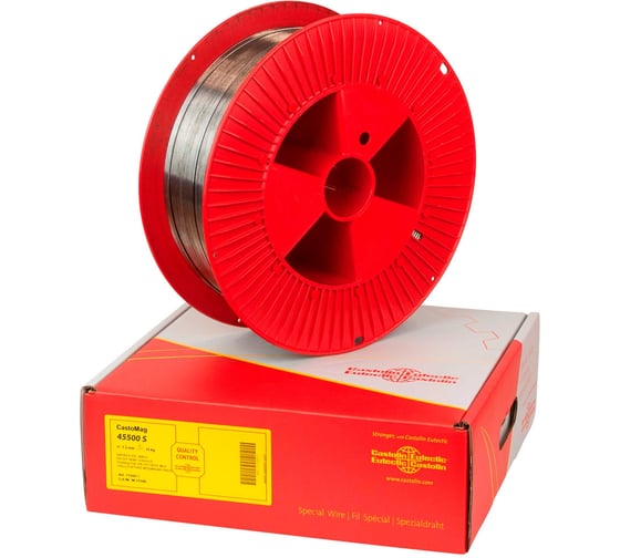 Изображение товара Сварочная проволока CastoMag 45500 S (ER316LSi), д.1,2мм, упак.15кг, НАКС, CASTOLIN 71105049