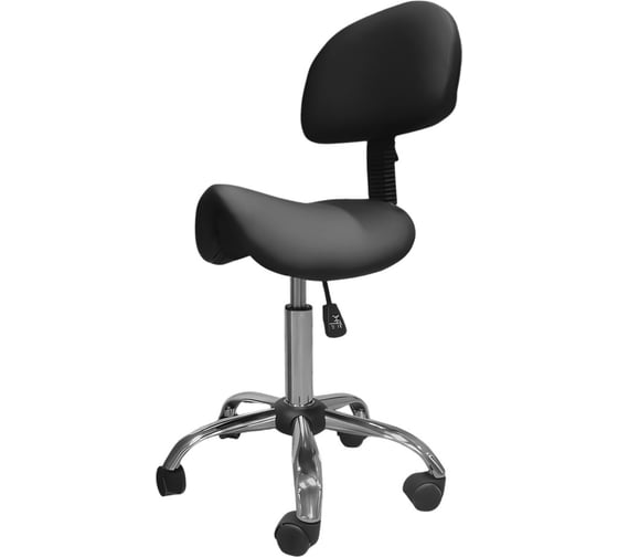 Изображение товара Офисный стул-седло CLASSMARK со спинкой на колесиках 1935900