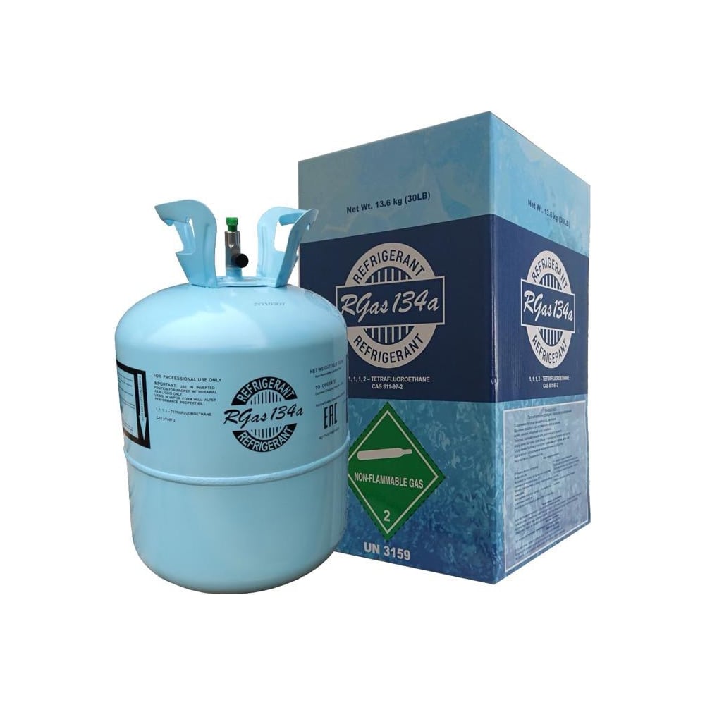 Изображение товара Фреон RGAS 134а 13.6 кг хладагент для кондиционеров и холодильных систем