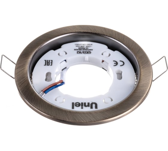 Изображение товара Накладной светильник Uniel ANTIQUE BRASS 10 PROM GX53 H2 UL-00005056