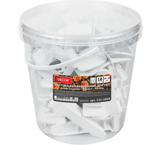 Изображение товара Система выравнивания ГКЛ DECOR 30+30 512-3030 11614433