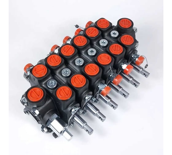 Изображение товара Гидрораспределитель АРКАИМ 100 л/мин, 6 секций без фиксации 6PC100 (схема Loglift-95) Badestnost