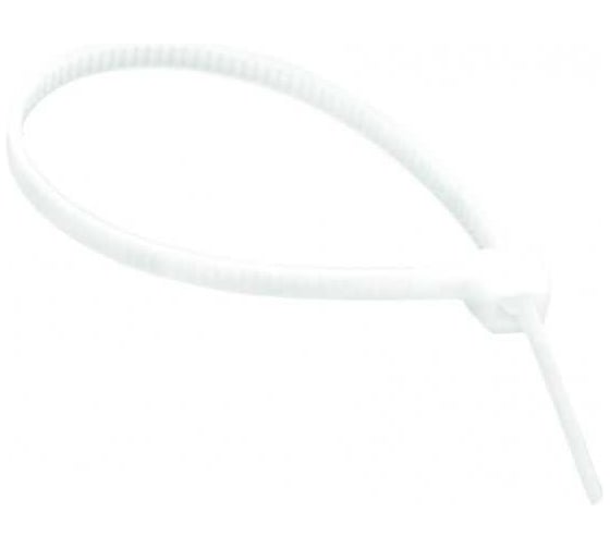 Изображение товара Хомут ООО ПКФ Сварком нейлоновый, 2,5x150мм, белый, 100шт, упаковка 2шт СанТех s042008