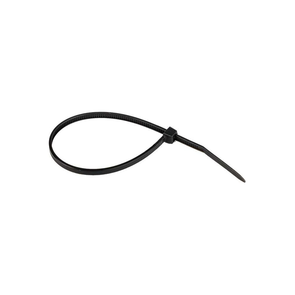 Изображение товара Нейлоновые хомуты черные 4,8x250мм 100шт санитарные монтажные