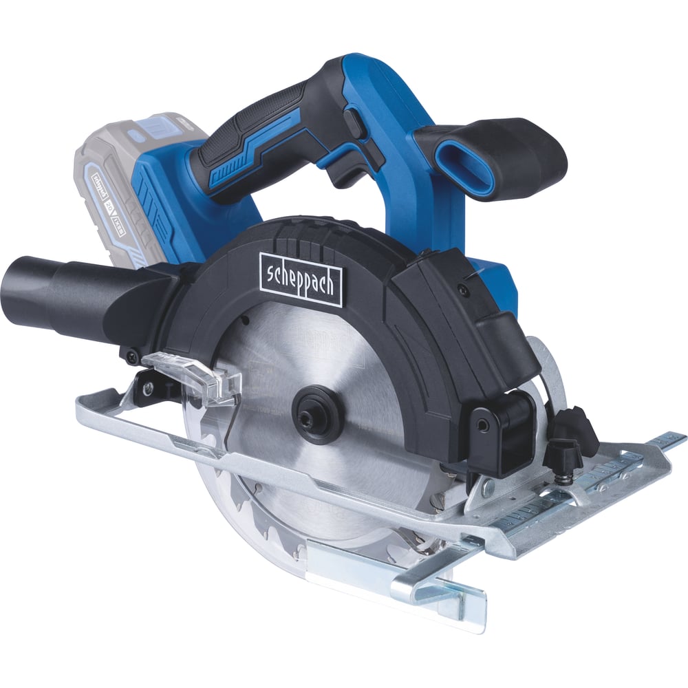 Изображение товара Аккумуляторная циркулярная пила Scheppach C-HCS165-X мощность 20 В, лазер, пылеудаление