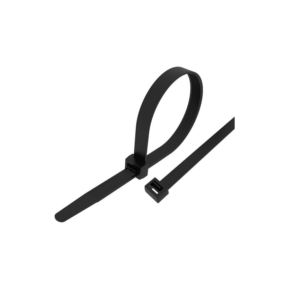 Изображение товара Стяжка нейлоновая морозостойкая REXANT 500x7,6мм черная (100 шт/уп)