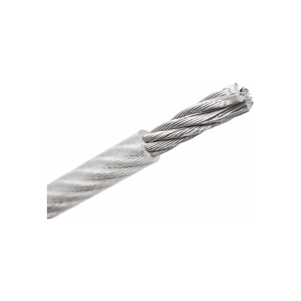 Изображение товара Трос оцинкованный со ПВХ-оплеткой 5мм 7шт