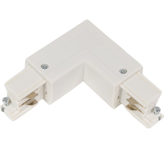 Изображение товара L-образный соединитель для шинопроводов Uniel трехфазный WHITE 1 POLYBAG UBX-A21 9762