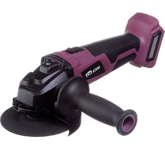 Изображение товара Шлифмашина угловая КМ АТОМ аккумуляторная, 18В, d125мм, без АКБ и ЗУ СAG-181/125BL