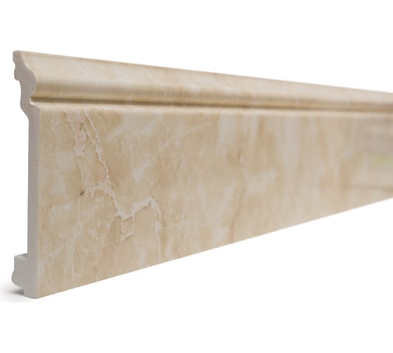 Изображение товара Напольный плинтус Decor-Dizayn ударопрочный влагостойкий цвет юрский мрамор 100Х16Х2400 мм 701-10