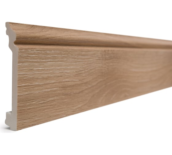 Изображение товара Напольный плинтус Decor-Dizayn ударопрочный влагостойкий цвет орех 100Х16Х2400 мм 701-90SH