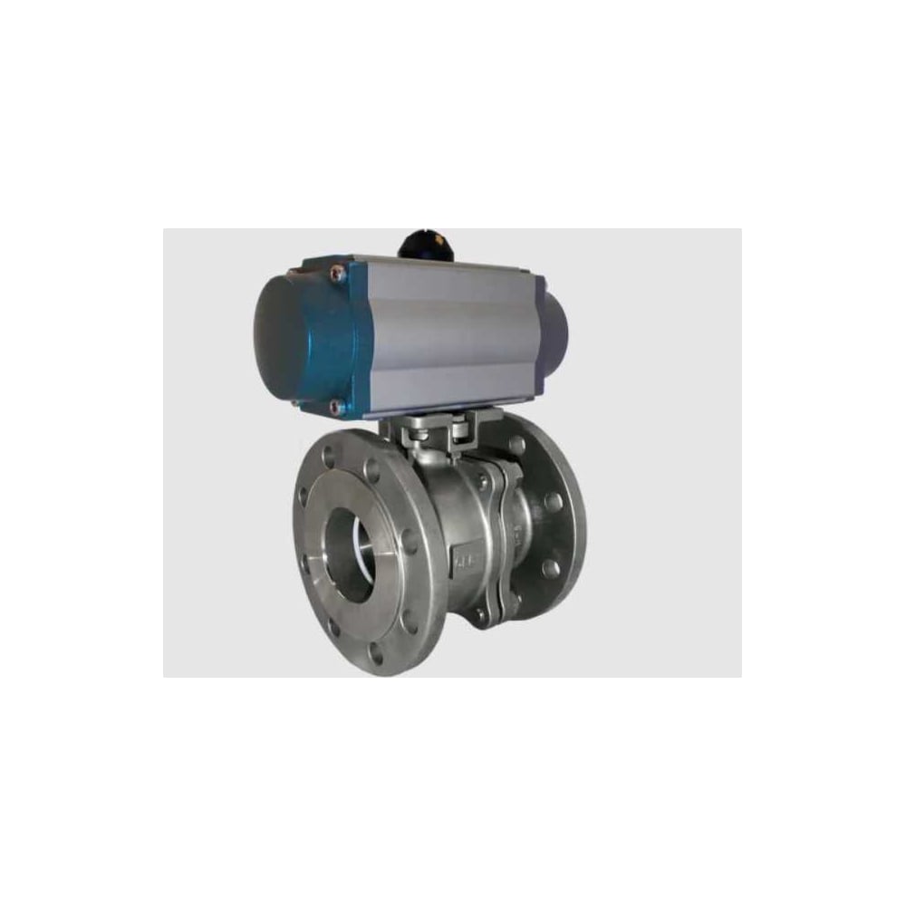 Изображение товара Кран шаровой фланцевый NEWKEY с пневмоприводом DN65 10 bar нержавеющая сталь