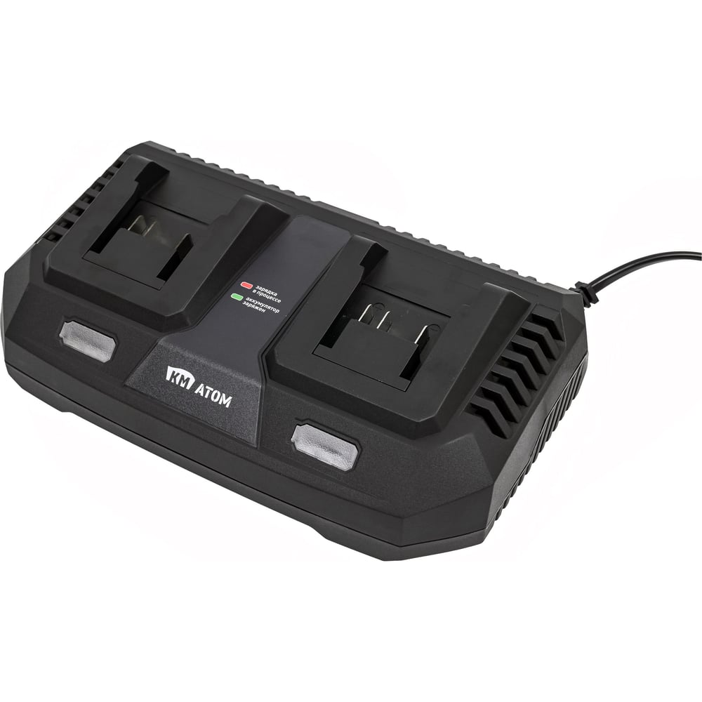 Изображение товара Зарядное устройство КМ АТОМ BC-18/2 для Li-ion аккумуляторов 18В 3А