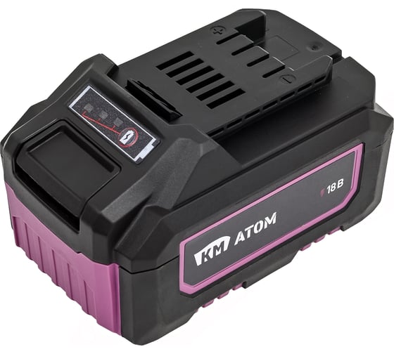 Изображение товара Аккумулятор КМ АТОМ, 18В, 4Ач, Li-Ion BLI-18/4.1