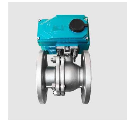 Изображение товара Кран шаровой фланцевый NEWKEY (2PC), AISI304 DN50 (2), с электроприводом AC 24V (С-05) NK-BFtp50/4*PEAL50