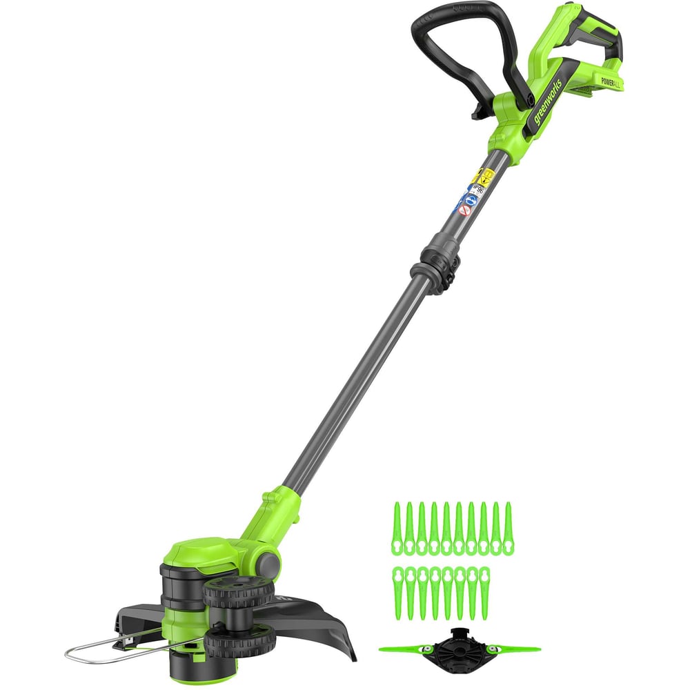Изображение товара Триммер аккумуляторный GreenWorks Арт.G24LT301, 24V, 30 см, без АКБ и ЗУ 2113207