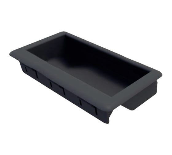 Изображение товара Потайная ручка ТРИЗАМ установочный размер 49х90 мм, полиамид РП09.35 TRZ0080