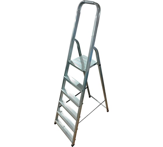 Изображение товара Стремянка односторонняя ООО "МЗТ" 6 ступеней, оцинкованная сталь stepladder06