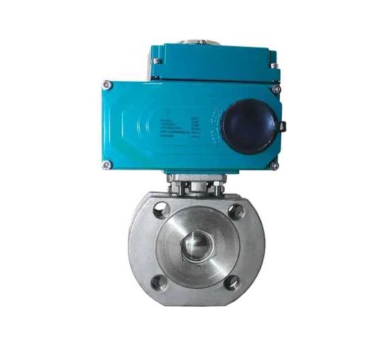 Изображение товара Кран шаровой межфланцевый NEWKEY AISI304 DN65 (2_1/2), с электроприводом AC 220V (С-10) NK-BIFp65/4*PEAH100