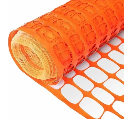 Изображение товара Сетка для ограждения Samgrupp пластиковая 1х50 м оранжевая ячейка 100 х 40 SAMC-069010050