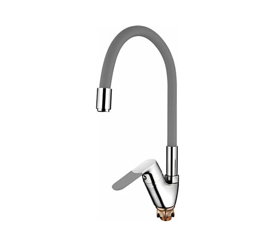 Изображение товара Смеситель для кухни LEDEME картридж д.35 мм, гибкий шланг, боковой, серый, L4153-9 65914