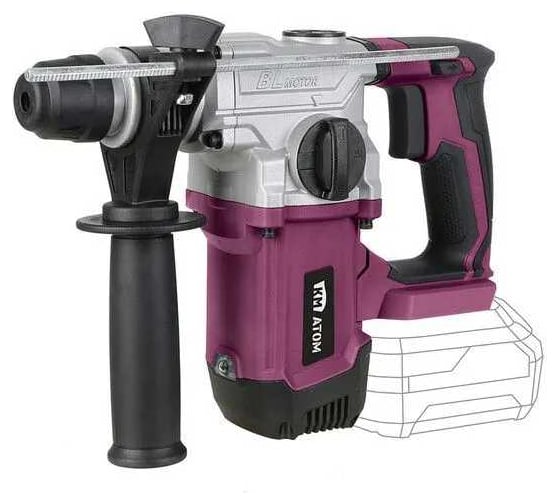 Изображение товара Перфоратор аккумуляторный КМ АТОМ, 18В, 2,2Дж, SDS-plus, без АКБ и ЗУ СRH-182BL