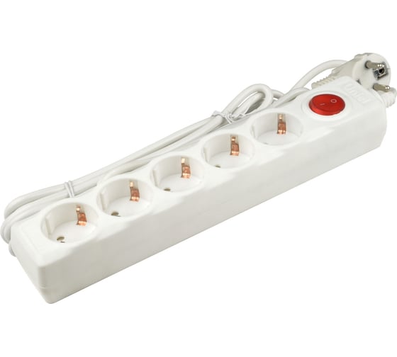 Изображение товара Сетевой фильтр Uniel WHITE S-GSU5-3 UL-00001744