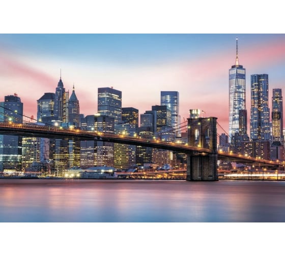 Изображение товара Тканевая шторка для ванны Melodia della vita 180х200см Город на закате MZ-146 21033