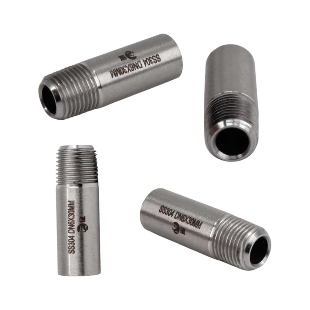 Изображение товара Ниппель приварной из нержавеющей стали DN6 1/8 4 шт NEWKEY