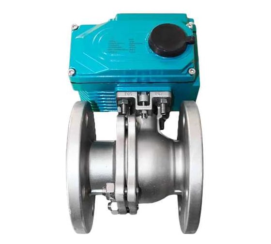 Изображение товара Кран шаровый NEWKEY фланцевый (2PC), AISI304 DN 100 (4), с электроприводом AC 220V (С-10) NK-BFtp100/4*PEAH100