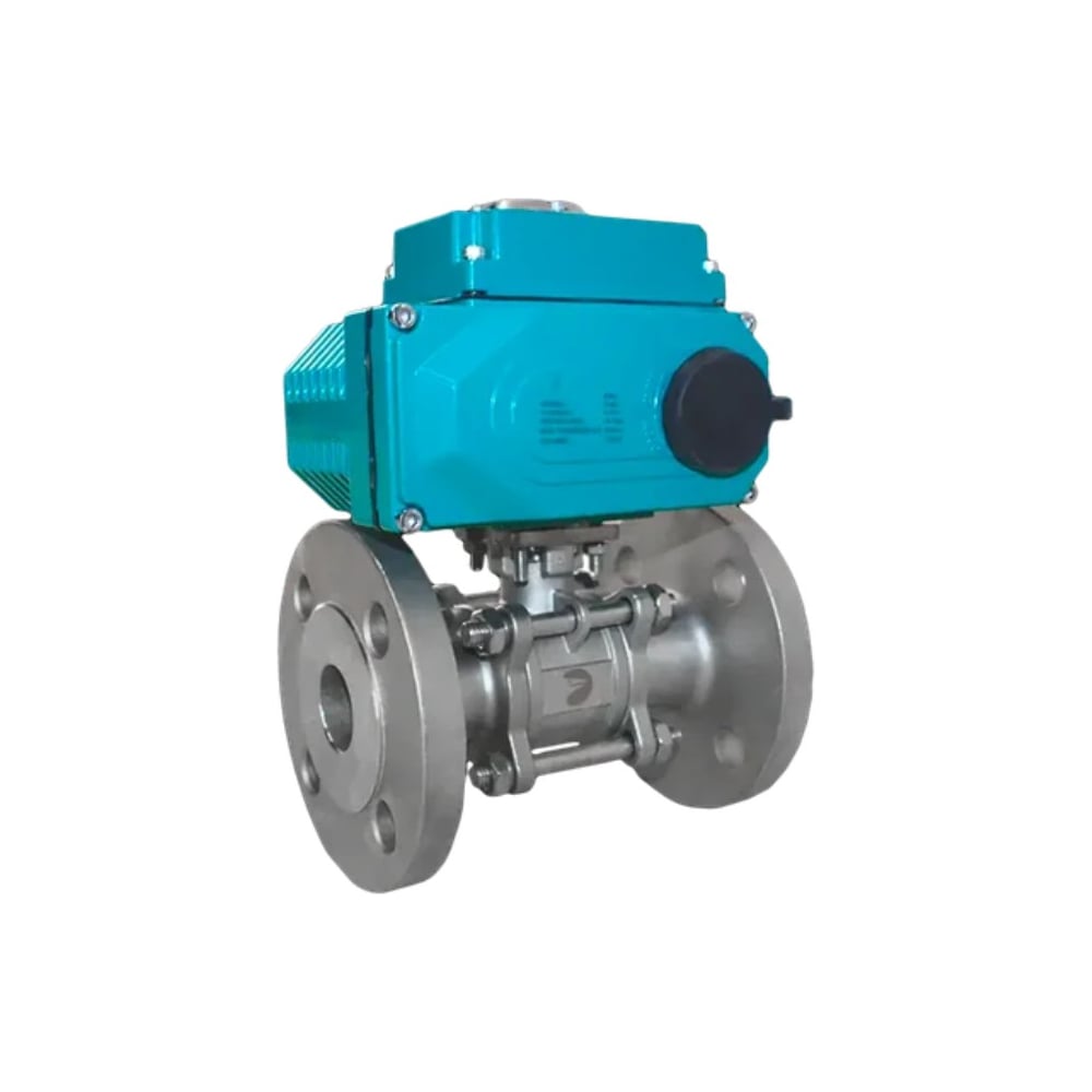 Изображение товара Кран шаровый фланцевый NEWKEY DN25 с электроприводом AC 220V