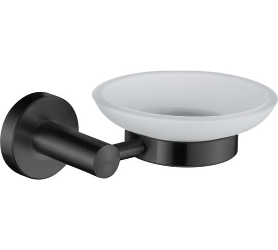 Изображение товара Настенная мыльница LEDEME стекло, черная L71702B 65927