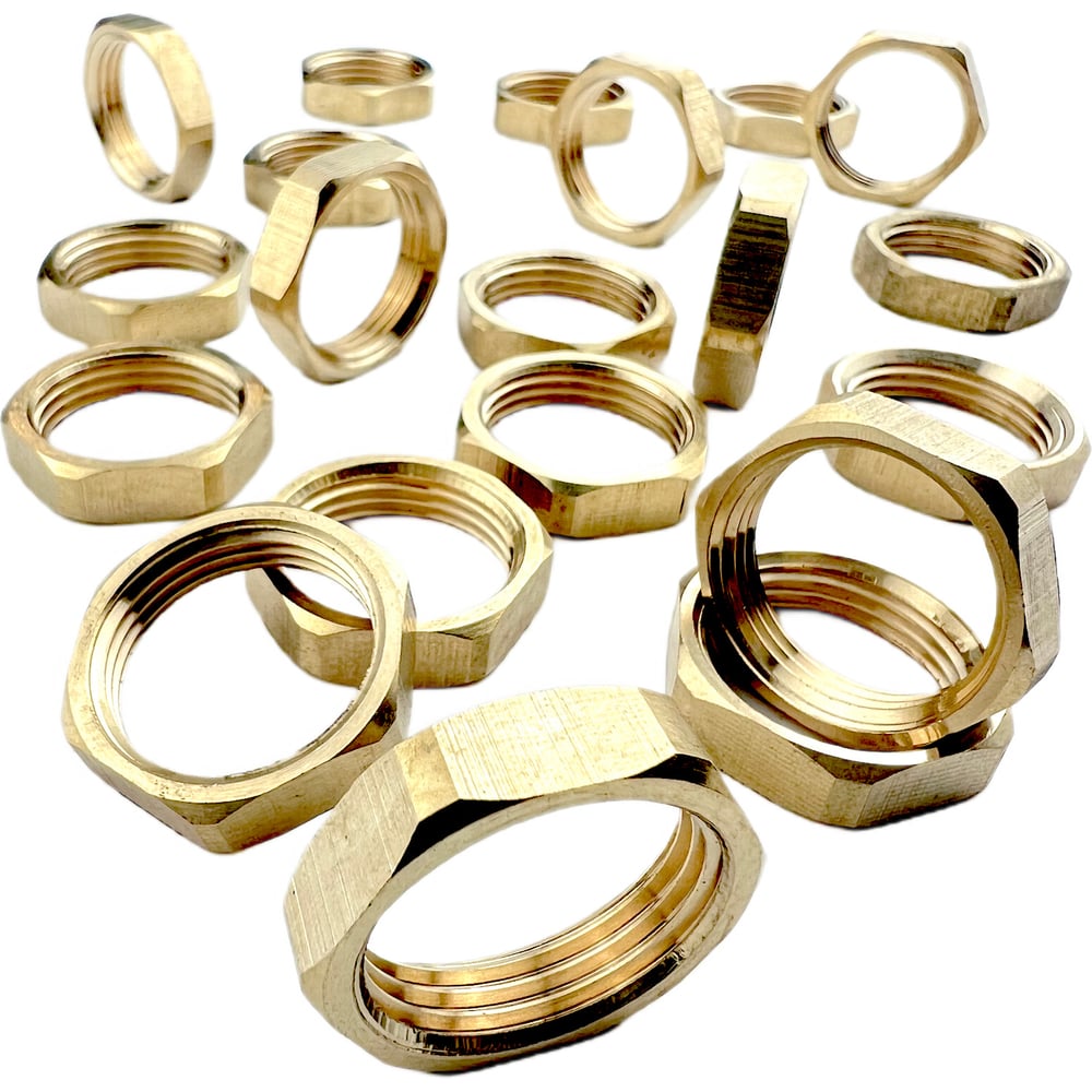 Изображение товара Латунная контргайка Профитт 3/4 ВР, 20 штук надежное соединение